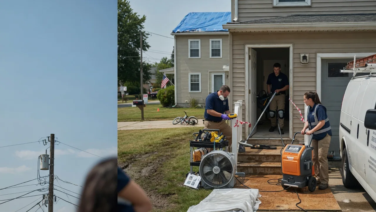 Water Damage Repair in Castleton, IL near me